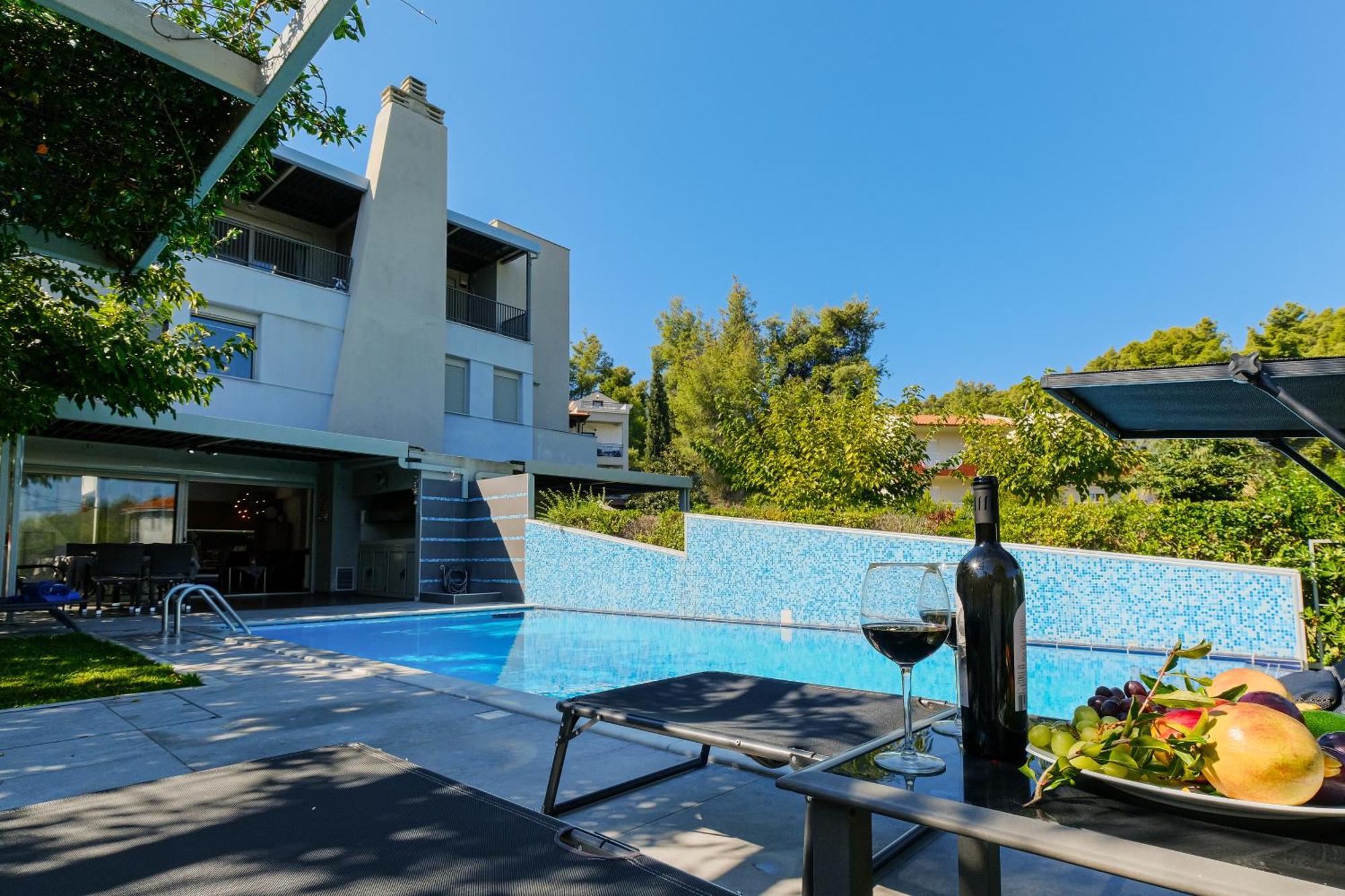 Deluxe Chrousso Pool Villa Paliouri Zewnętrze zdjęcie